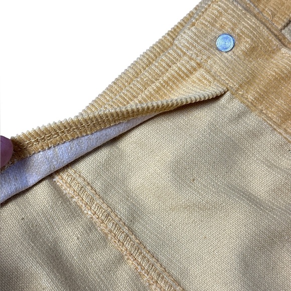 Button-Front Corduroy a-line mini Skirt - Picture 3 of 6
